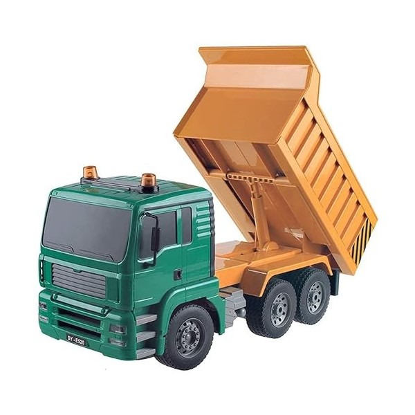 Voitures Rc pour enfants, voiture télécommandée 1/20 camion à benne basculante 2.4G rechargeable électrique RC Ca R4WD camion