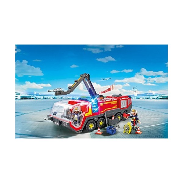 Playmobil 5337 Pompiers avec véhicule aéroportuaire