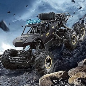 DFERGX Voitures RC pour Enfants Adultes, Voiture télécommandée à Grande Vitesse, Gros camions Monstres 1:8, Jouet électrique 