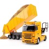 MADBLR7 Camion RC 1:32 Dumper 10 Chariot inclinable à Roues Radiocommande Astuce Camion Auto Lift Engineering Container Véhic