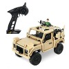 MADBLR7 1:12 Voiture Télécommandée Tout-terrain 4WD RC Army Truck, Camion Militaire Radiocommandé Voiture RC Télécommande Véh