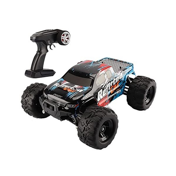 ZOTTEL Camion RC Rapide pour Adulte À Léchelle 1:16, Camion Monstre RC Tout-Terrain À Quatre Roues Motrices, Voiture RC Tout