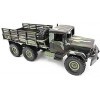 Jouets télécommandés, 1/16 Voiture RC 6WD Rock Crawler WW2 Véhicules de lArmée 6 Roues Télécommande Camion Militaire Jouets 