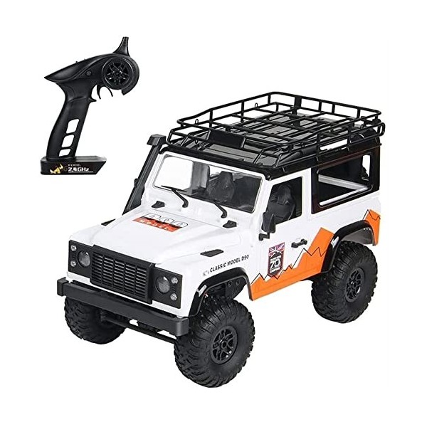 WANIYA1 Ratio 1/12 Rc Voiture Monstre Camion, Voiture de Commande à Distance de 2,4 GHz 3kg Pneus roulants/résistants à lusu