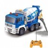 XYBHHXY Camion De Construction RC À Benne Basculante Électrique 1/20 avec Lumières Et Sons, Jouets De Camion De Bétonnière RC