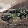 BUNCC Camion Militaire RC, 1/16 échelle 2.4G télécommande Camion Militaire Voiture de larmée 6WD véhicule Tout-Terrain sur c