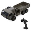 BUNCC RC Camion Militaire 1/12 Télécommande Buggy Voiture RTR 2.4G 6WD Voiture RC Électrique Hors Route Militaire Camion Craw