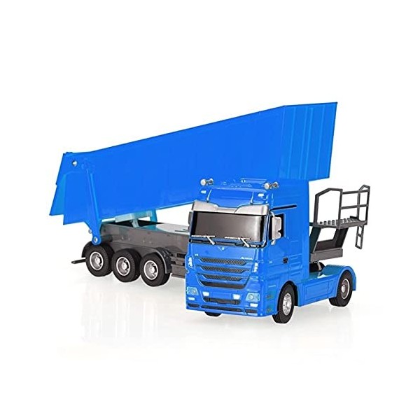 MADBLR7 50cm Grand RC Camion Lourd 6 Canaux Multi-fonction Télécommande Remorque 2.4G Électrique Télécommande Voiture Dump Ca