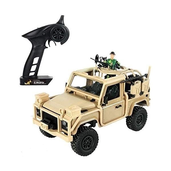 Latotoa 1/12 Charge électrique RTR Jouets Camion Télécommande Buggy 2.4G 4WD Proportionnelle Rc Voiture, avec lumière LED Esc