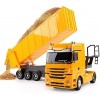 WANIYA1 Gros RC Camion 2. 4G RC Dumper Tilting Panier Light & Soundheavy Truck Boys Jouet RC Voitures Hors Route Véhicule tél