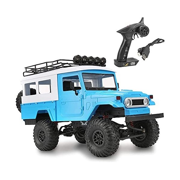 Rock Crawler 1/12 4WD 2.4G Télécommande Haute Vitesse Camion Tout-Terrain RC Voiture Led Lumière RTR RC Voiture Tout-Terrain 