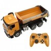 Vbestlife Voiture Dingénierie RC 1/14 2,4 GHz, Camion à Benne Basculante télécommandé | Cadeau de Jouet Dingénierie pour En