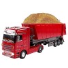 MADBLR7 Camion RC 2.4G Voiture télécommandée Camions à Benne basculante Tracteur Voitures dingénierie Radio-Benne 1:32 Téléc