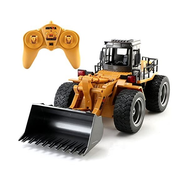 PRENDRE Chargeur Frontal télécommandé 2,4 GHz 6 canaux RC Bulldozer Véhicule de Construction Radiocommande Tracteur Camion Jo