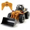 PRENDRE Chargeur Frontal télécommandé 2,4 GHz 6 canaux RC Bulldozer Véhicule de Construction Radiocommande Tracteur Camion Jo