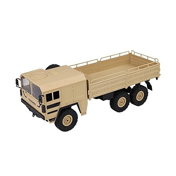 WPH Voiture télécommandée tout-terrain RC Army Camion télécommandé 1/16 RC Camion militaire radiocommandé Véhicule de larmée