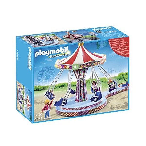 Playmobil - 5548 - Jeu De Construction - Manège De Chaises Volantes