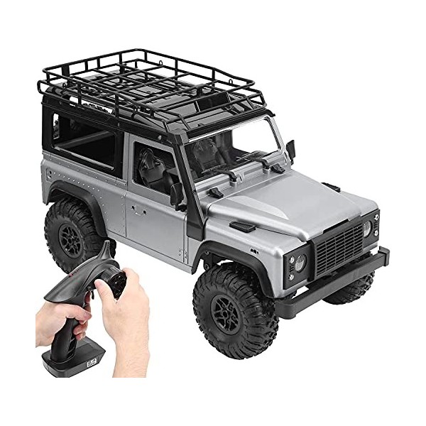 UimimiU Télécommande Car 24g 4wd Haute Vitesse RC Racing Voiture USB 60Min Playtime Hobby Toile de Camion Télécommande Camion