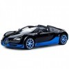 KIDDOO- Bugatti Voiture télécommandée, 6930751307810, Noir/Bleu