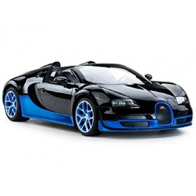 KIDDOO- Bugatti Voiture télécommandée, 6930751307810, Noir/Bleu