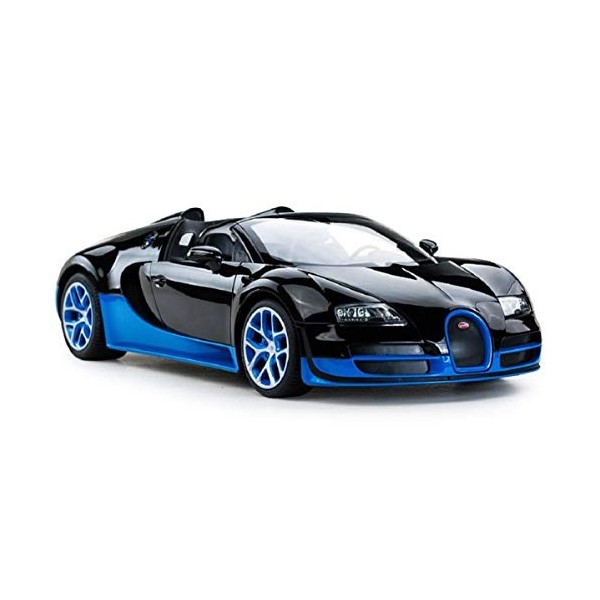 KIDDOO- Bugatti Voiture télécommandée, 6930751307810, Noir/Bleu