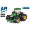 siku 6735, Tracteur John Deere 7290R Télécommandable, Vert, Métal/Plastique, 1:32, Contrôlable par Application via Bluetooth,