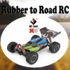 MODELTRONIC Voiture radiocommandée Buggy RC 4WD XK WLtoys 144001 RTR Traction 4X4 Émetteur avec écran LCD 2.4G échelle 1:14 H