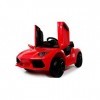 Lamborghini Style 12v Voiture électrique pour Enfants avec Batterie 12v et télécommande pour Parents - Rouge