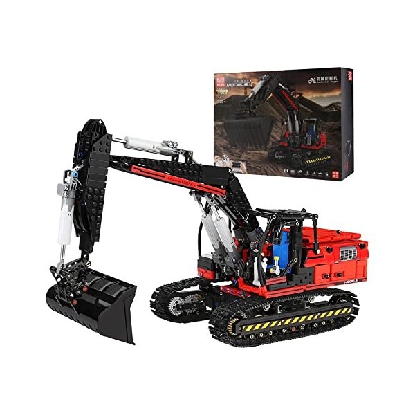 Mould King 13112 Technique Excavatrice, 2.4Ghz/APP Pelleteuse Jeu de Construction Modèle pour Les Enfants de 12 Ans et + 183