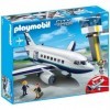 Playmobil - 5261 - Jeu de Construction - Avion et Tour de Contrôle 4 personnages, 1 grand avion, 1 tour de contrôle, 5 sièges