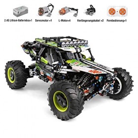 Mould King 18002 - Véhicule tout-terrain - 1890 pièces - Briques télécommandées avec 5 moteurs - Télécommande 2,4 G et applic