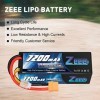 Zeee 4S Lipo Batterie 14,8 V 120 C 7200 mAh avec Prise XT90 RC Batterie étui Rigide pour RC Voiture Camion réservoir Buggy Tr