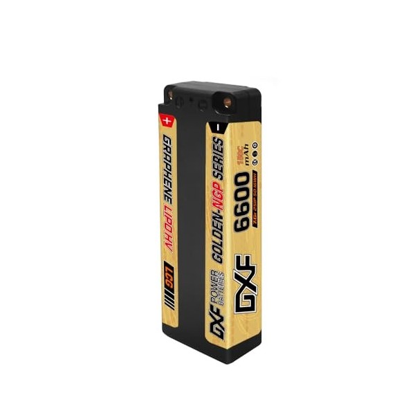 DXF 2S lipo Batterie 7.6V 150C 6600mAh, Connecteur 5.0mm sphérique à Deans XT60 pour RC Car RC Truck Flugzeug Helikopter Boot