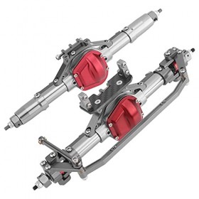 Essieu de Voiture RC, Essieu Avant et Arrière en Alliage Daluminium Essieu de Camion RC Complet Disponible pour Voiture des