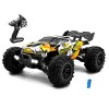 Asslye Télécommande 1/16 4WD Monster Truck Moteur sans balais 2,4 GHz 70 km/h Voiture télécommandée à grande vitesse avec lum