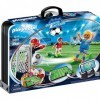 Playmobil 70244 - Jouet Grand Terrain Football Transportable