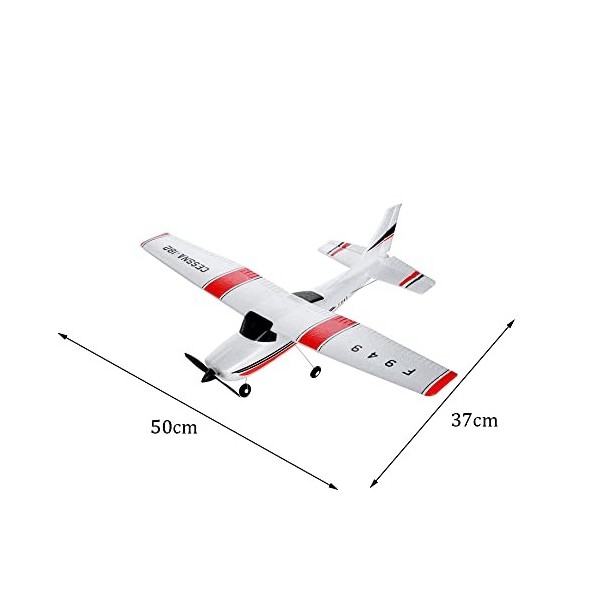 SZITW Planeur davion RC Avion RC 20 Envergures F949 Avion RC RTF Planeur à voilure fixe Modèle à réaction Matériau compos