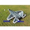 SZITW Planeur davion RC pour adulte 25,6 pouces grand avion RC à voilure fixe 2,4G recharge simulation de vol avion de chass