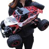 GLOYER Voiture RC à Grande échelle 1:12 Monster Truck Crawler Tout-Terrain avec phares, véhicule télécommandé 4WD Tout Terrai