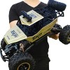 GLOYER Voiture RC à Grande échelle 1:12 Monster Truck Crawler Tout-Terrain avec phares, véhicule télécommandé 4WD Tout Terrai