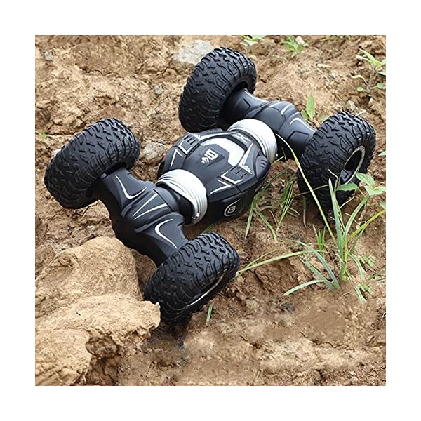 Voiture RC 4WD Stunt Car Toys 2.4G Twist Car Double Face Flip Déformation Voiture descalade RC Racing Car Crawler Car 45° Es