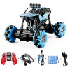 GLOYER 1/16 Alliage RC Stunt Car 4WD Mecanum Wheel 2.4GHz Off-Road RC Crawler Double Montre Induction Gesture Contrôle Drift 