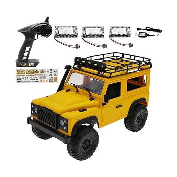 GLOYER Camion RC Tout-Terrain - Camion télécommandé sur chenilles Tout-Terrain 4x4 pour Adultes et Enfants - Voiture RC à Gra