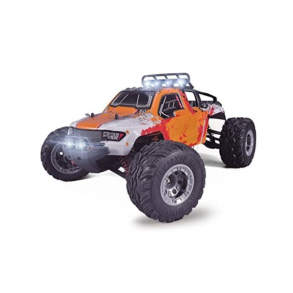 DFERGX Jouet De Voiture Télécommandé pour Garçons Filles, Voiture De Course RC Drift 2.4 GHz, Camion À Chenilles Rapide À Lé