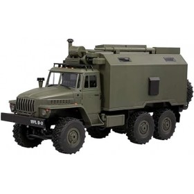 SZmopoq Voiture RC 6WD voiture blindée camion RC militaire tout-terrain suivi commande communication RC camion, échelle 1:16 