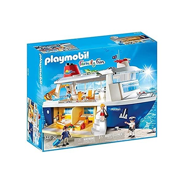 Playmobil 6978 Bateau de croisière - Family Fun - Vacances navigation - Multicolore