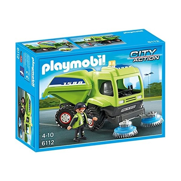 Playmobil - 6112 - Agent avec balayeuse de voirie