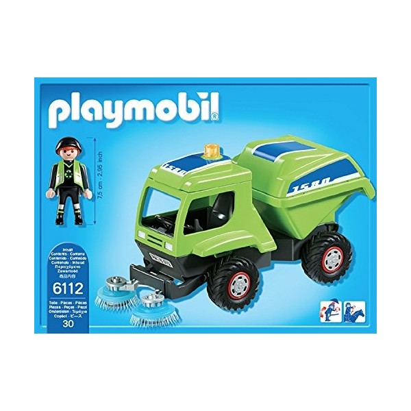 Playmobil - 6112 - Agent avec balayeuse de voirie