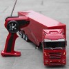 Latotoa Camion Lourd télécommandé Camion RC Jouet Rechargeable 1/32 Véhicule Dumper 10 Roues Radio Control Tip Lorry Auto Lif