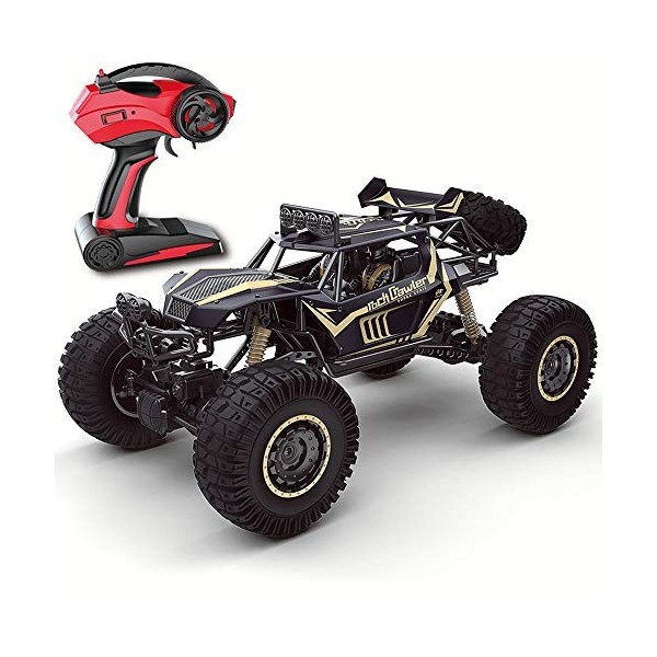 Darenbp Jouet télécommandé pour garçons Grand RC Stunt Toy Cars Camion Buggy 4 roues motrices télécommande de voiture à haute